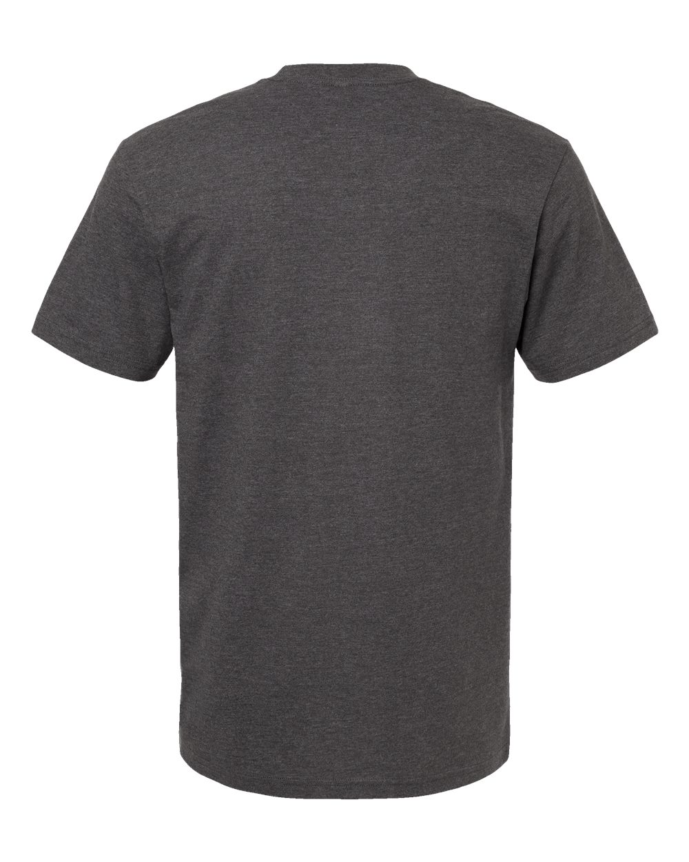 Front View of Heather Asphalt CVC Tee - 2001CVC
