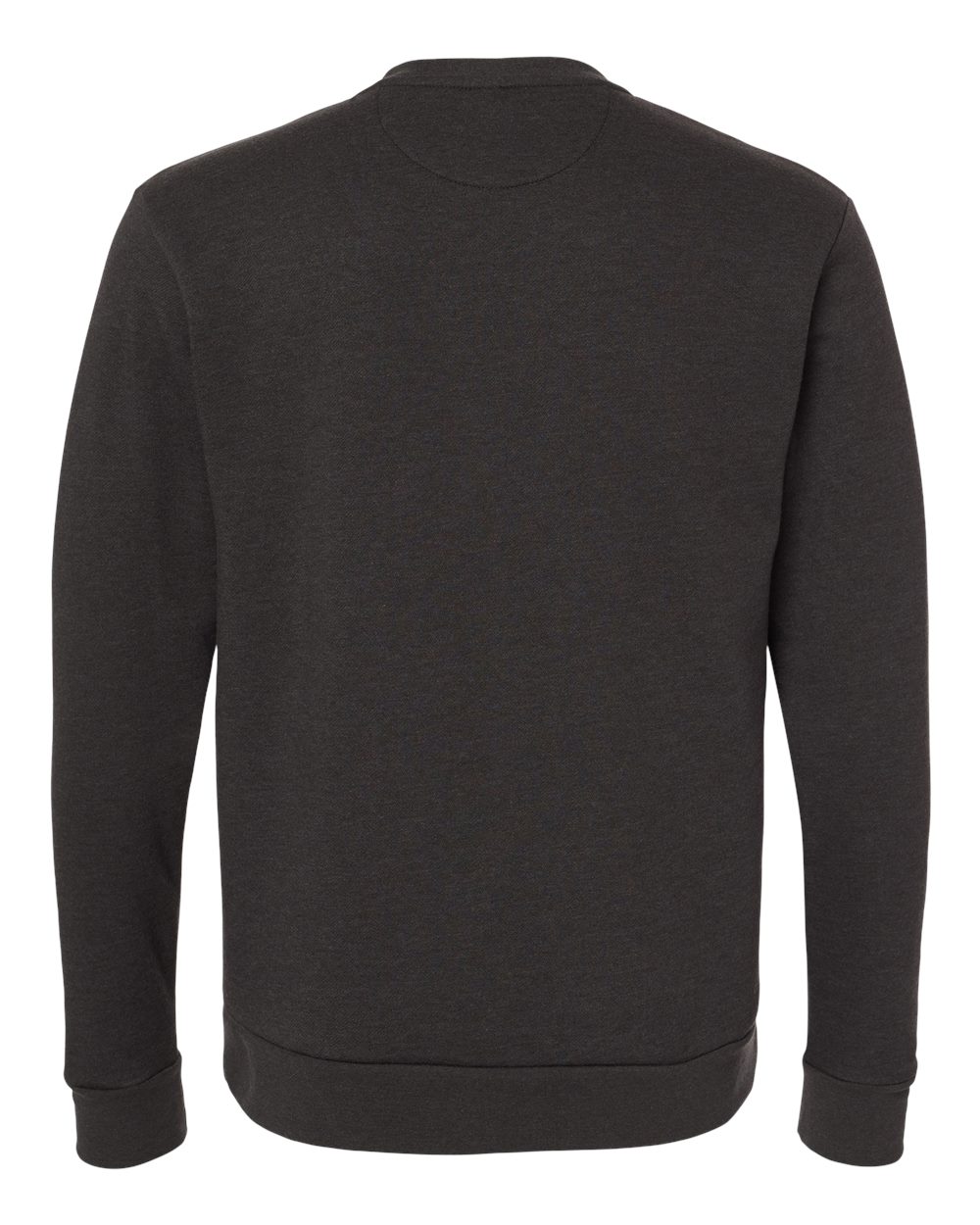 Front View of Heather Black Malibu Crewneck Sweatshirt - 9002