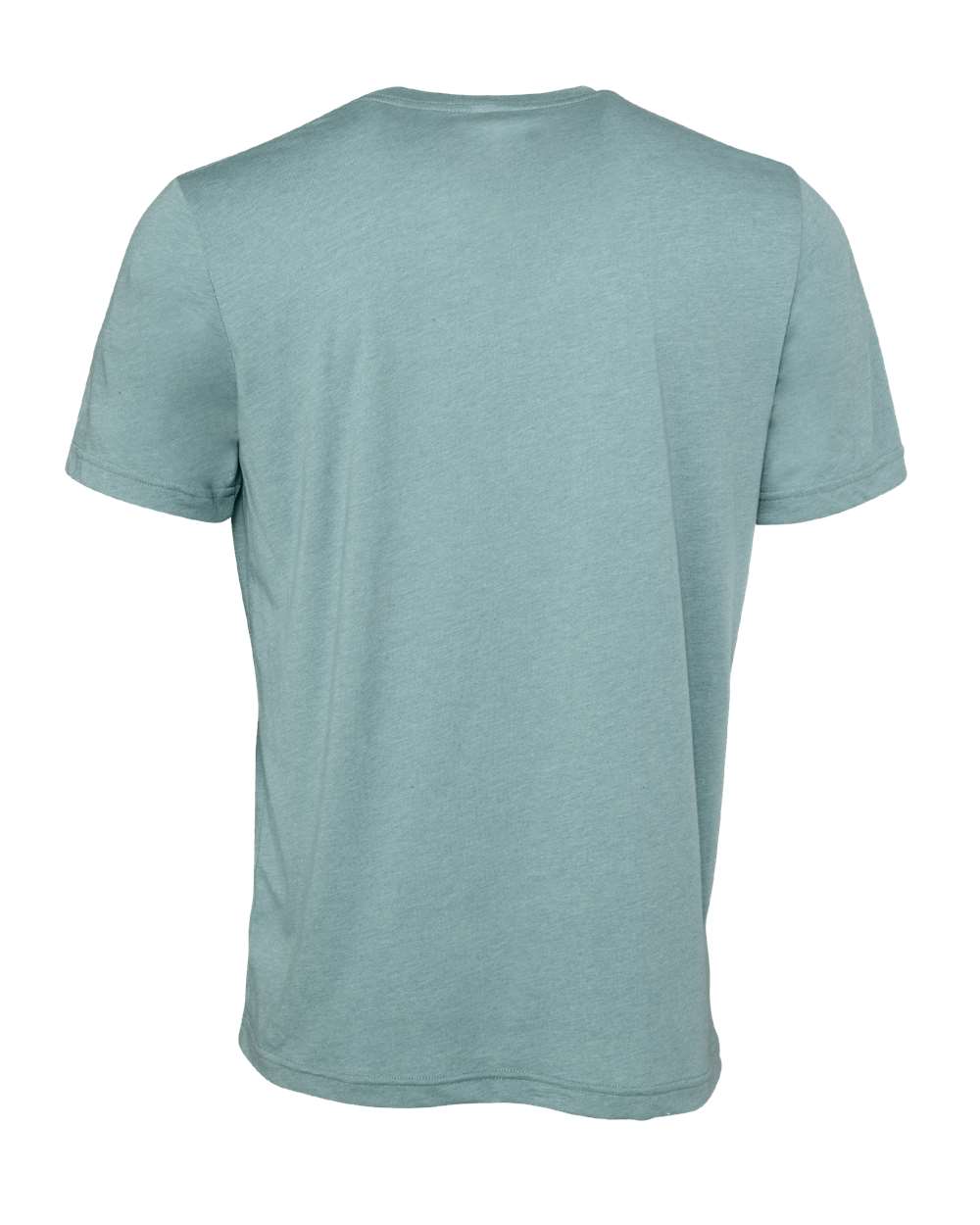 Front View of Heather Blue Lagoon CVC Jersey Tee - 3001CVC