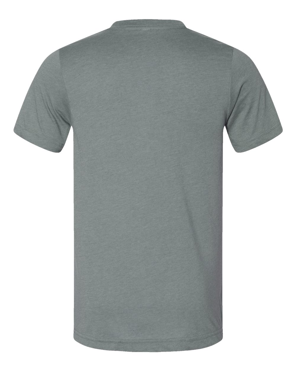Front View of Heather Blue Storm CVC Jersey Tee - 3001CVC