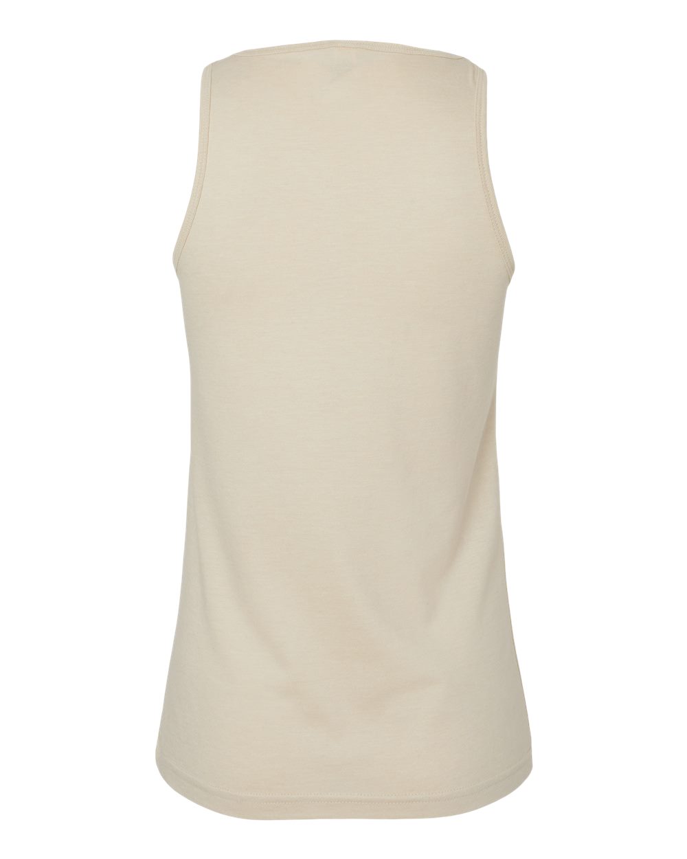 Front View of Heather Bone Women's CVC Tank - 101CVC