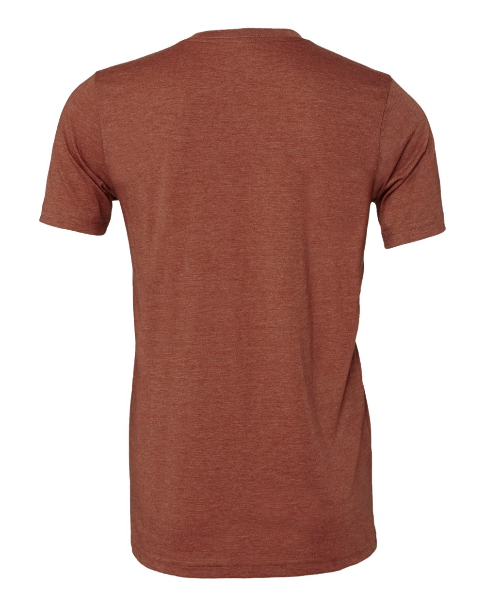 Front View of Heather Clay CVC Jersey Tee - 3001CVC