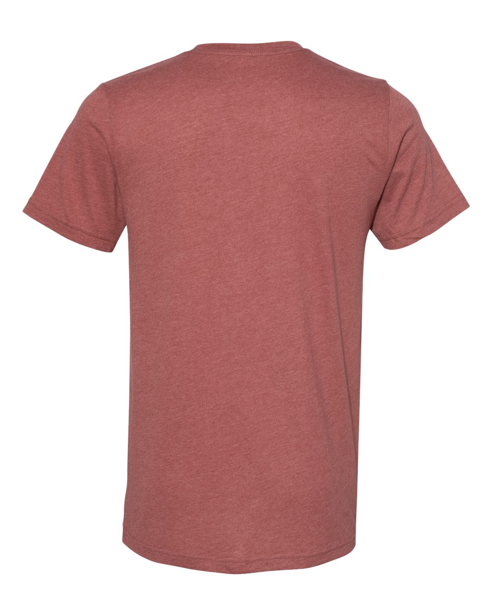 Front View of Heather Clay Sueded Tee - 3301