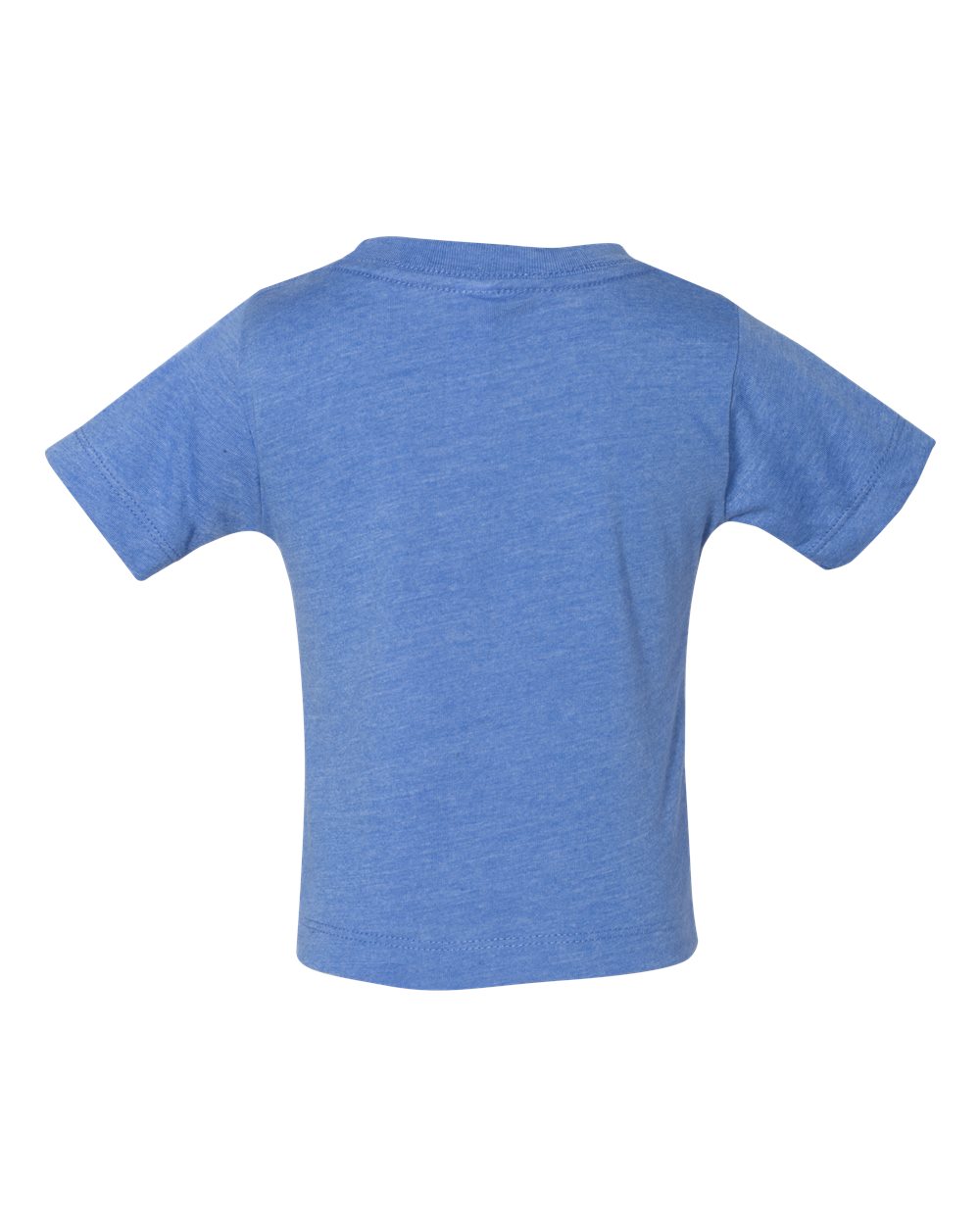Front View of Heather Columbia Blue Infant Jersey Tee - 3001B