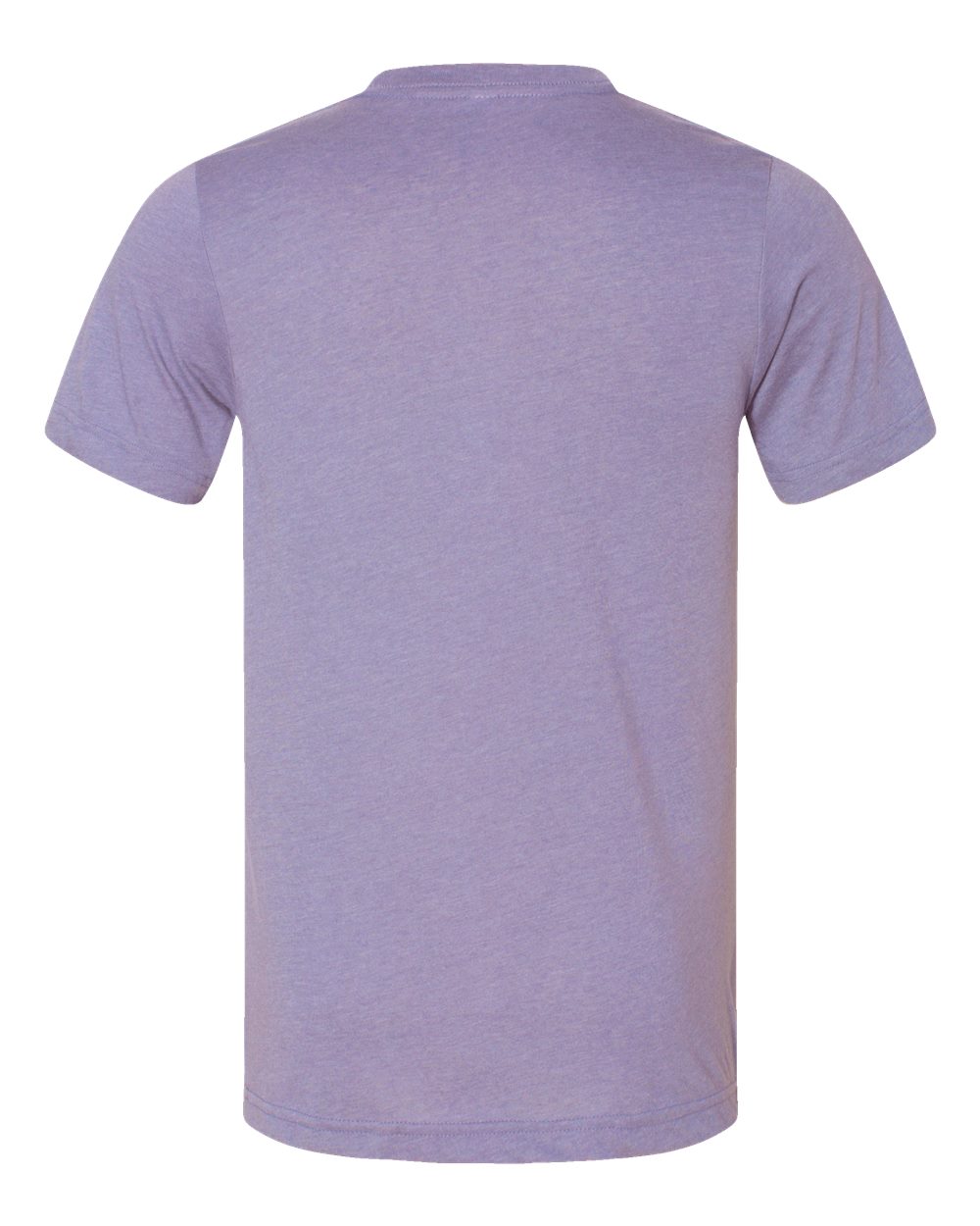 Front View of Heather Dark Lavender CVC Jersey Tee - 3001CVC