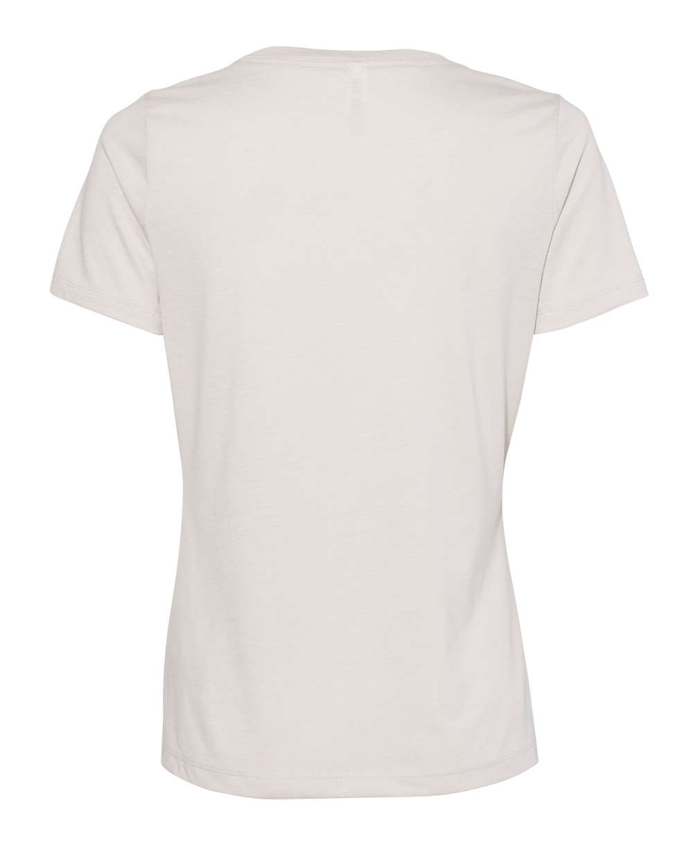 Front View of Heather Dust Women's Relaxed Heather CVC V-Neck Tee - 6405CVC
