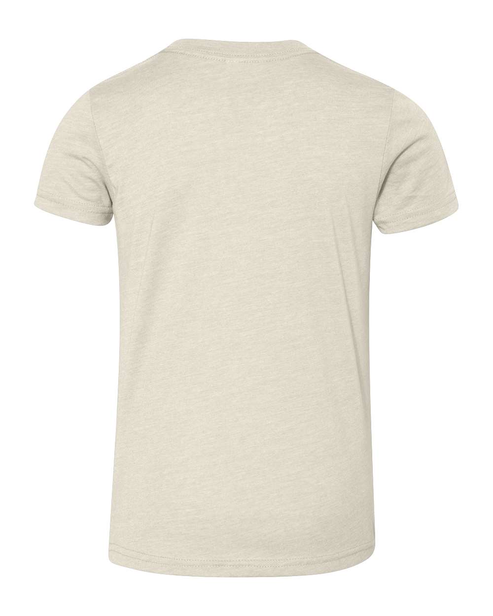 Front View of Heather Dust Youth CVC Jersey Tee - 3001YCVC