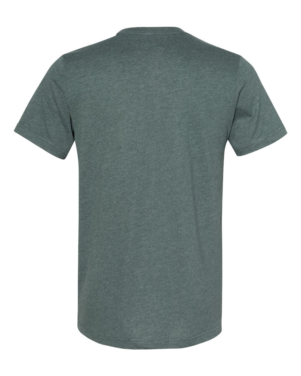 Front View of Heather Forest Sueded Tee - 3301