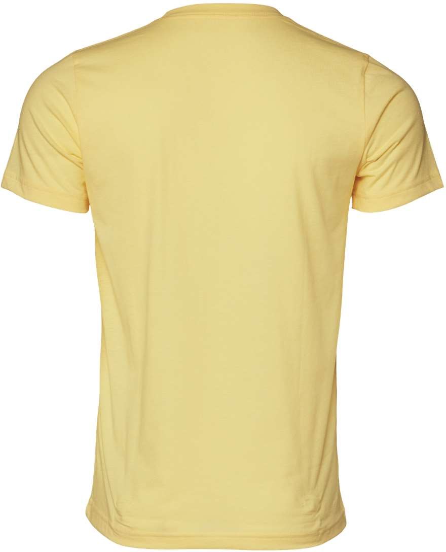 Front View of Heather French Vanilla CVC Jersey Tee - 3001CVC