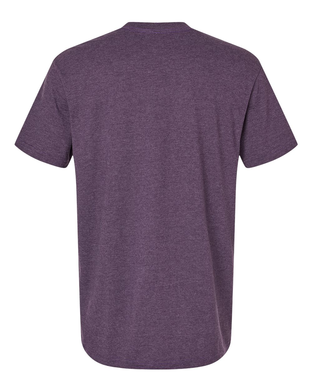 Front View of Heather Grape CVC Tee - 2001CVC