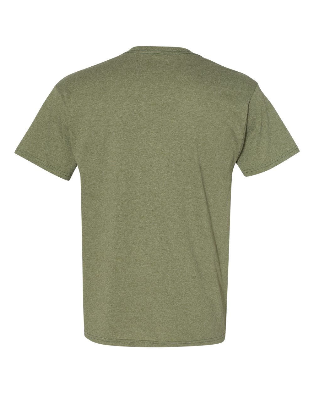 Front View of Heather Green Ecosmart™ T-Shirt - 5170