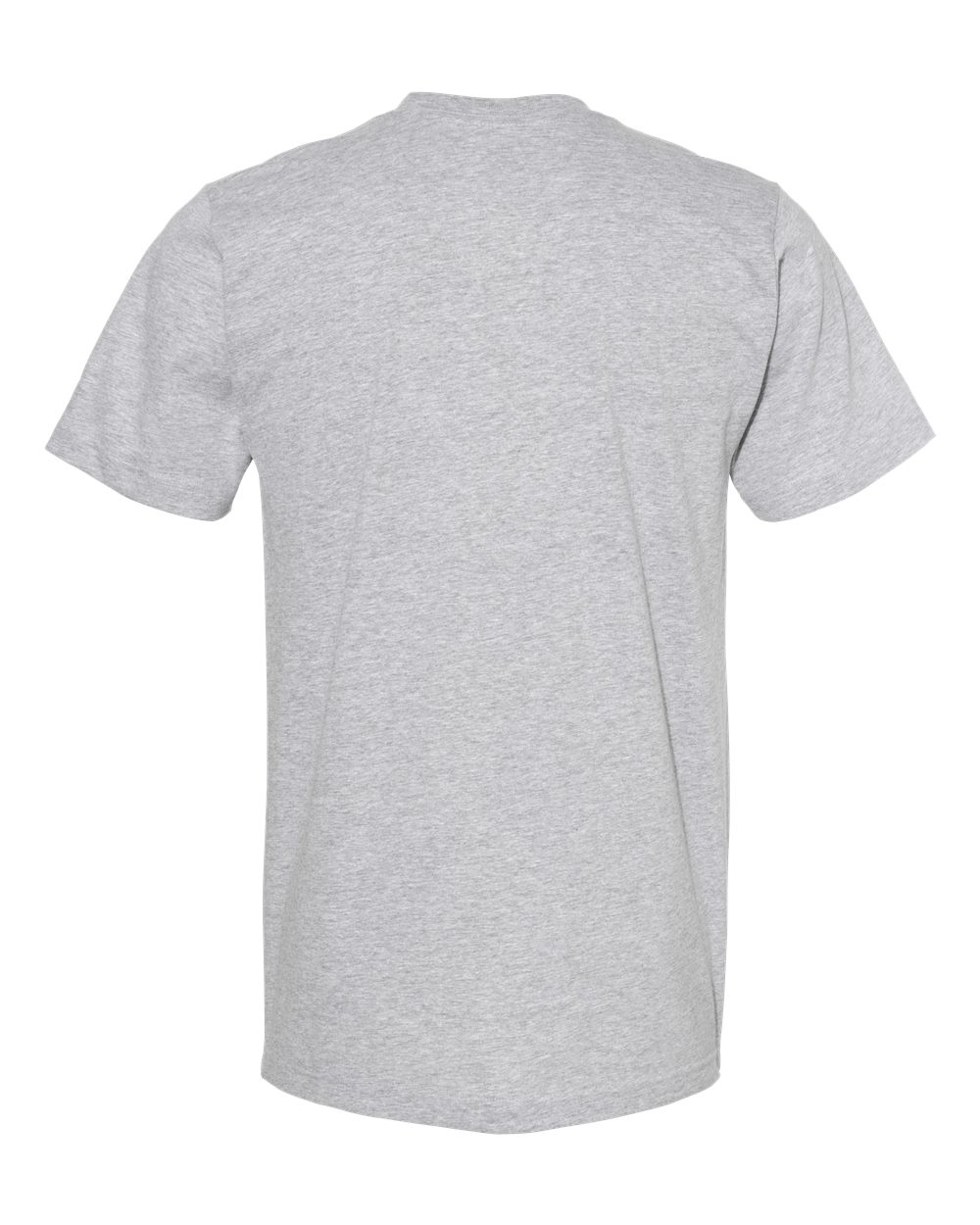 Front View of Heather Grey Fine Jersey Tee - 2001