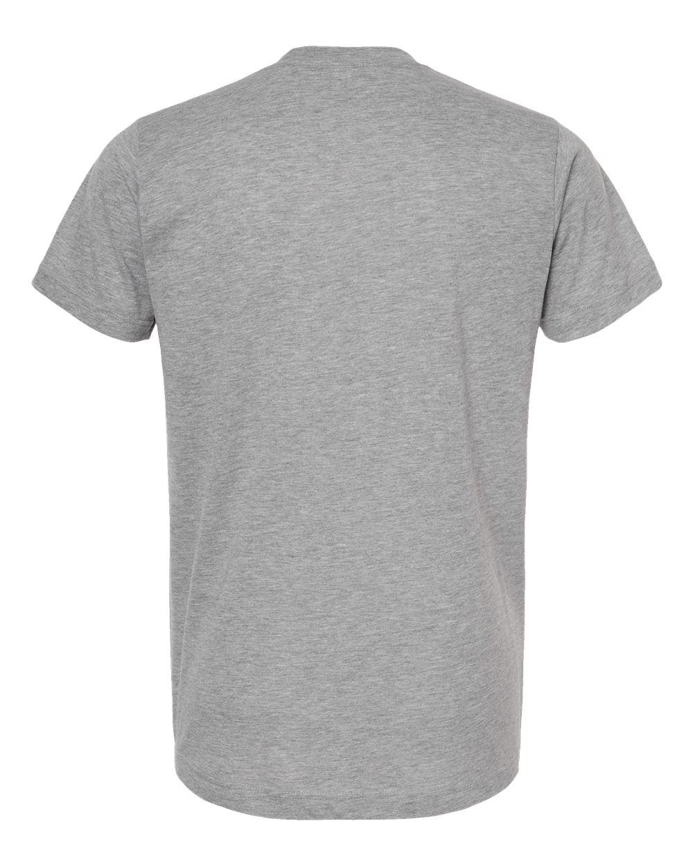 Front View of Heather Grey Poly-Rich T-Shirt - 241