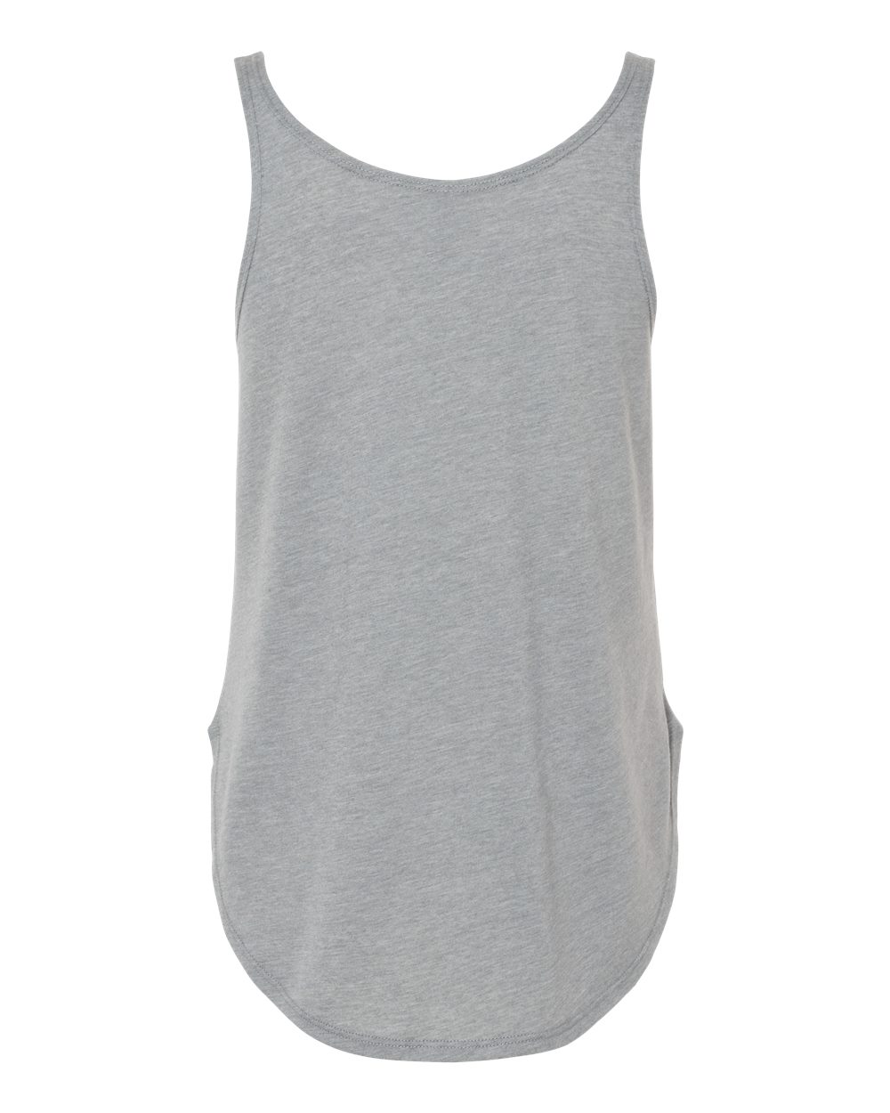 Front View of Heather Grey Women's Festival Tank - 5033