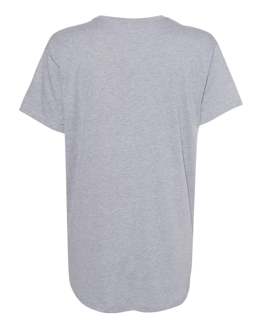 Front View of Heather Grey Women’s Ideal Flow T-Shirt - 1530