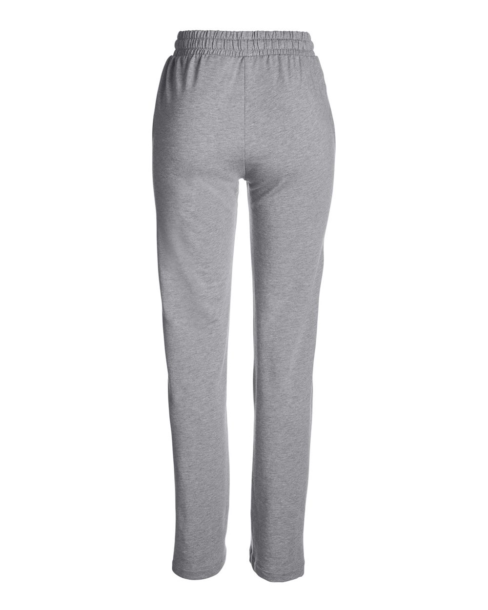 Rear View of Heather Grey Women's Studio Pants - TW915