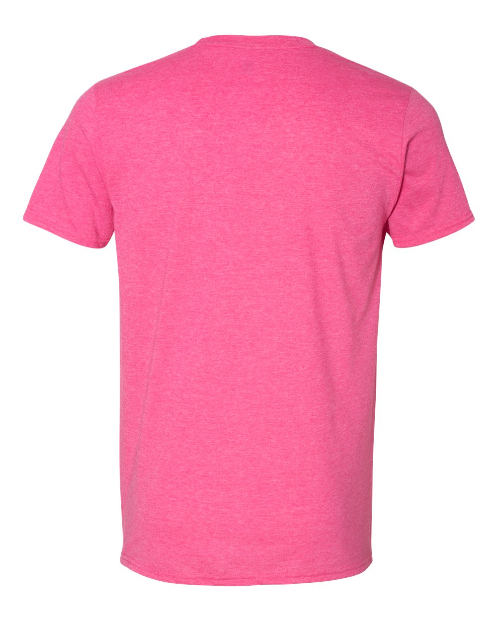 Front View of Heather Heliconia Softstyle® T-Shirt - 64000