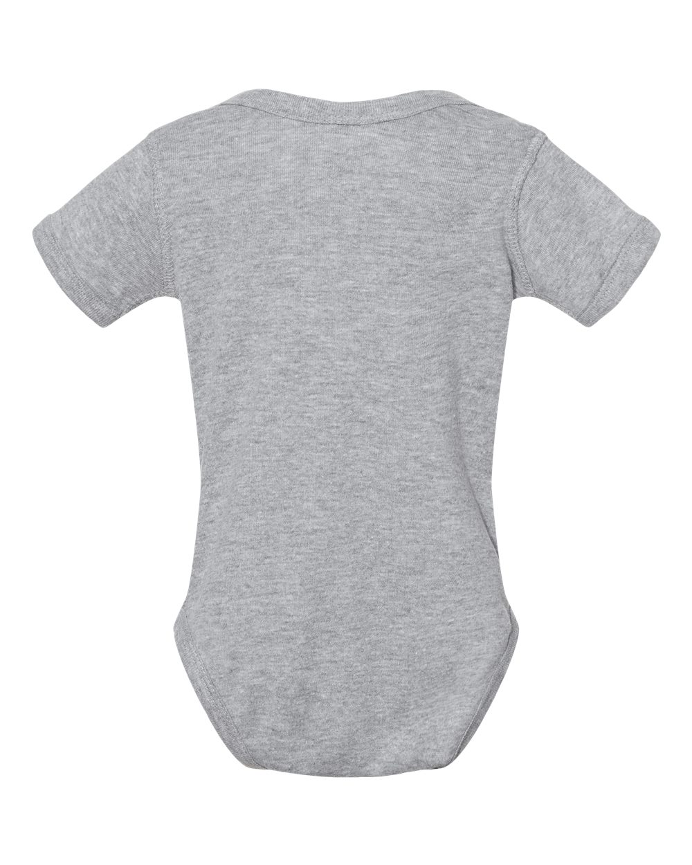 Front View of Heather Infant Baby Rib Bodysuit - 4400