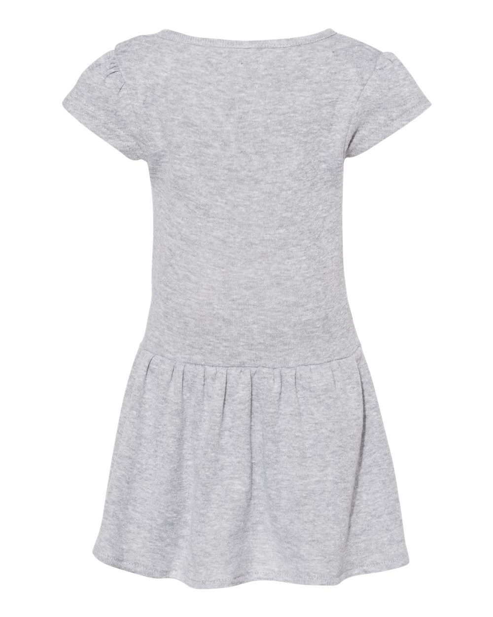 Front View of Heather Infant Baby Rib Dress - 5320