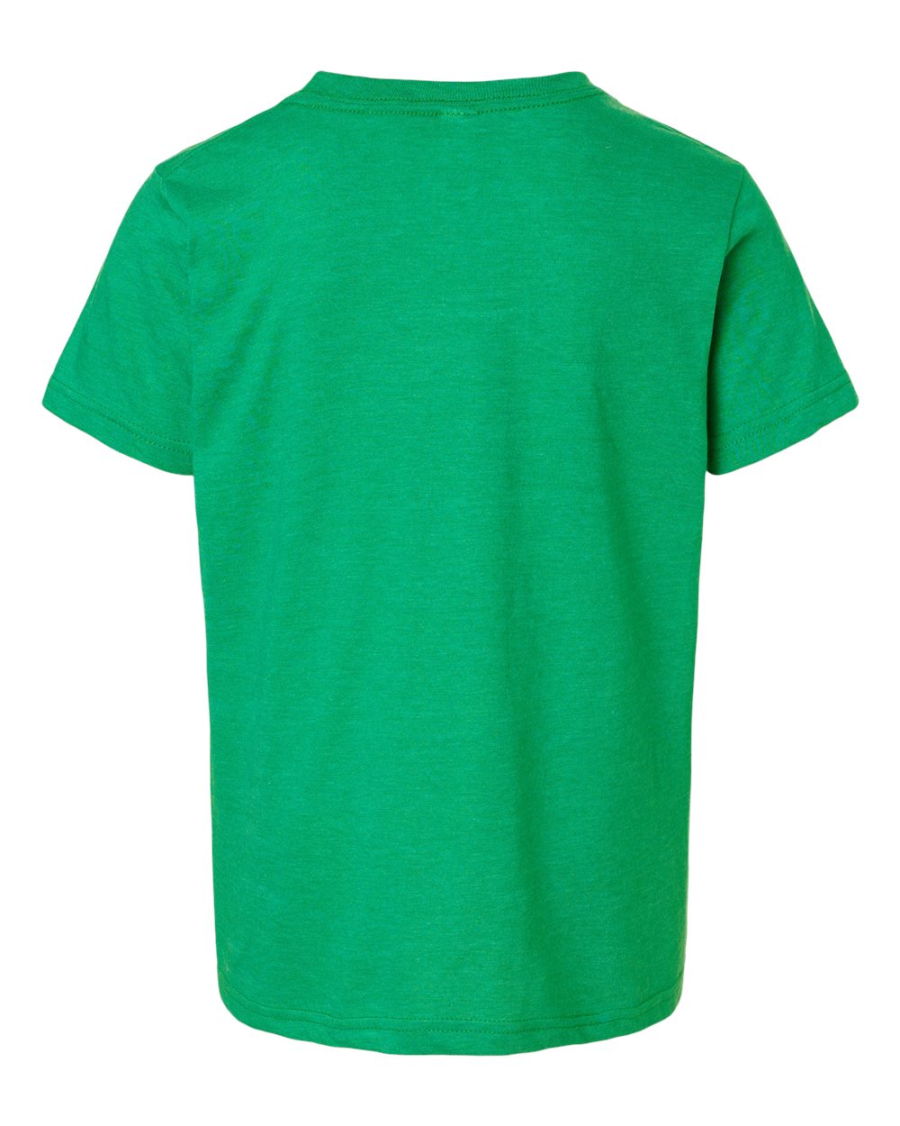 Front View of Heather Kelly Youth Fine Jersey T-Shirt - 235