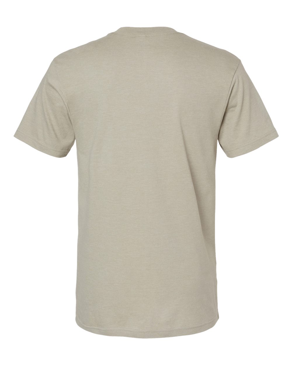 Front View of Heather Khaki CVC Tee - 2001CVC