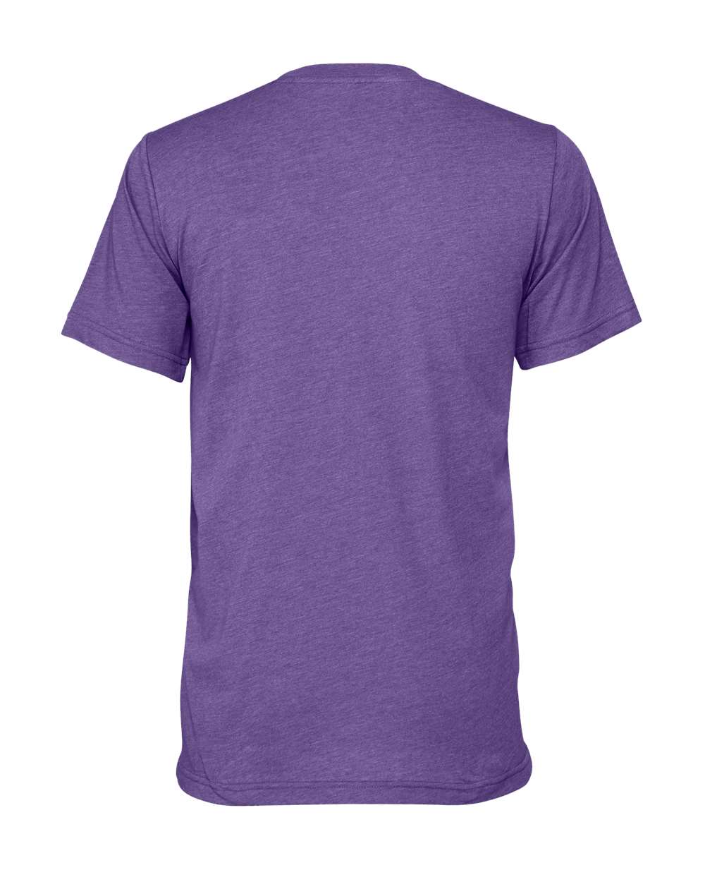 Front View of Heather Lapis CVC Jersey Tee - 3001CVC