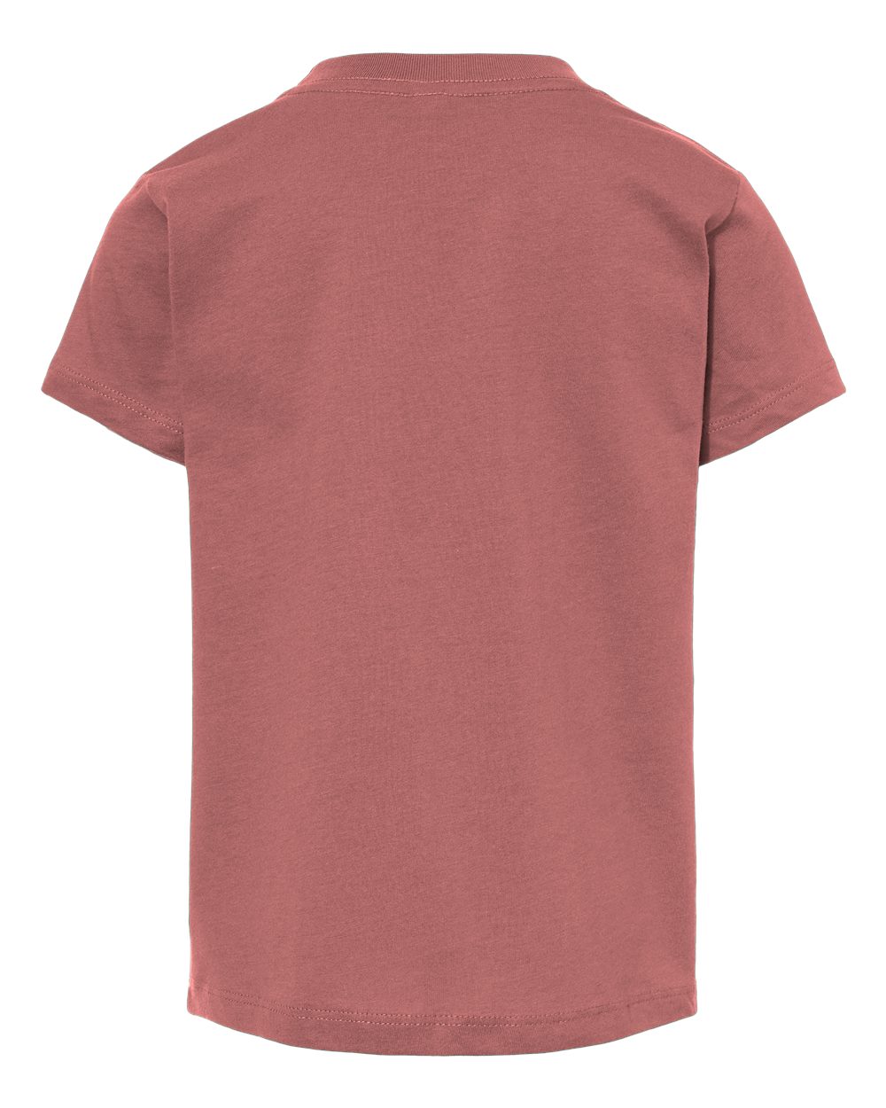 Front View of Heather Mauve Toddler Jersey Tee - 3001T
