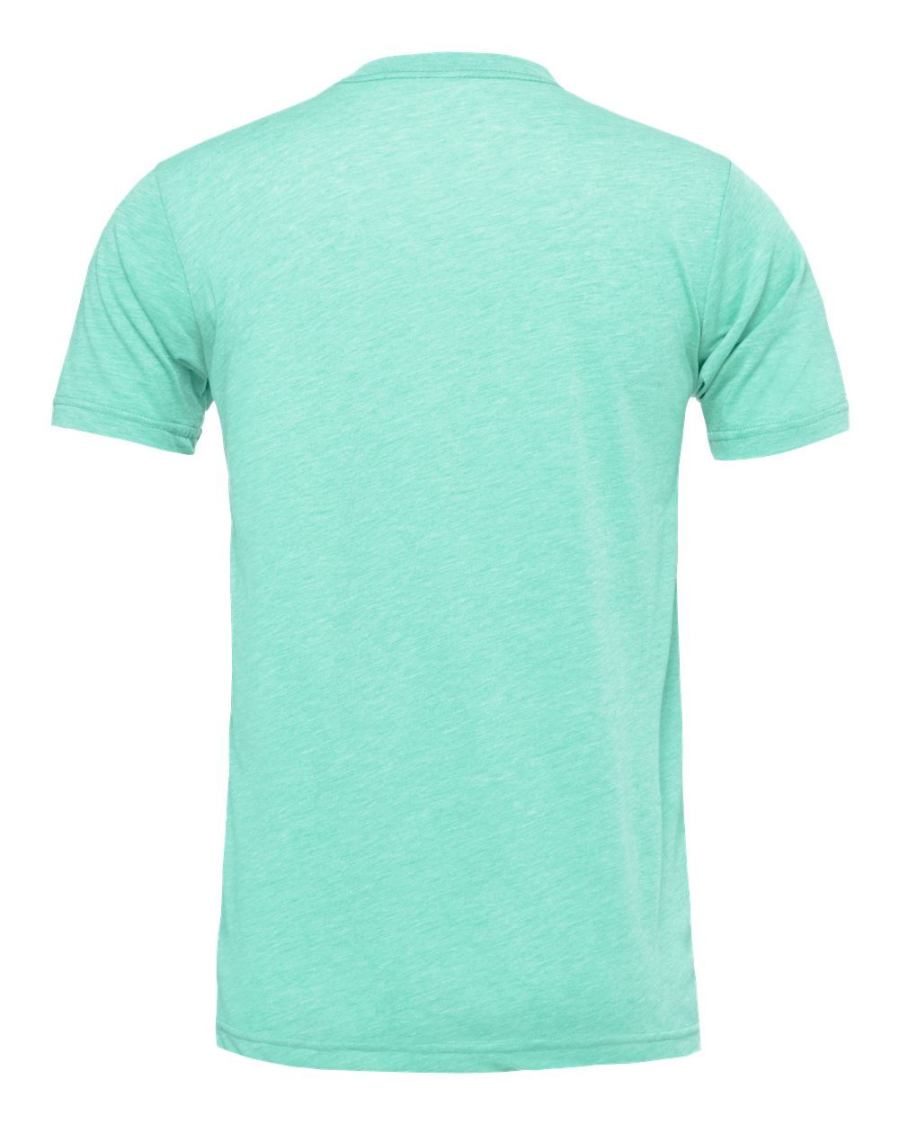 Front View of Heather Mint CVC Jersey Tee - 3001CVC