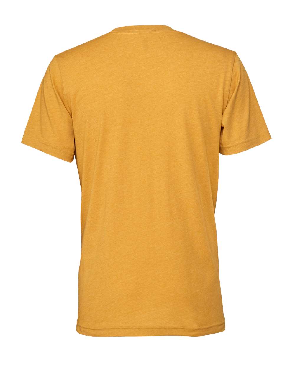 Front View of Heather Mustard CVC Jersey Tee - 3001CVC