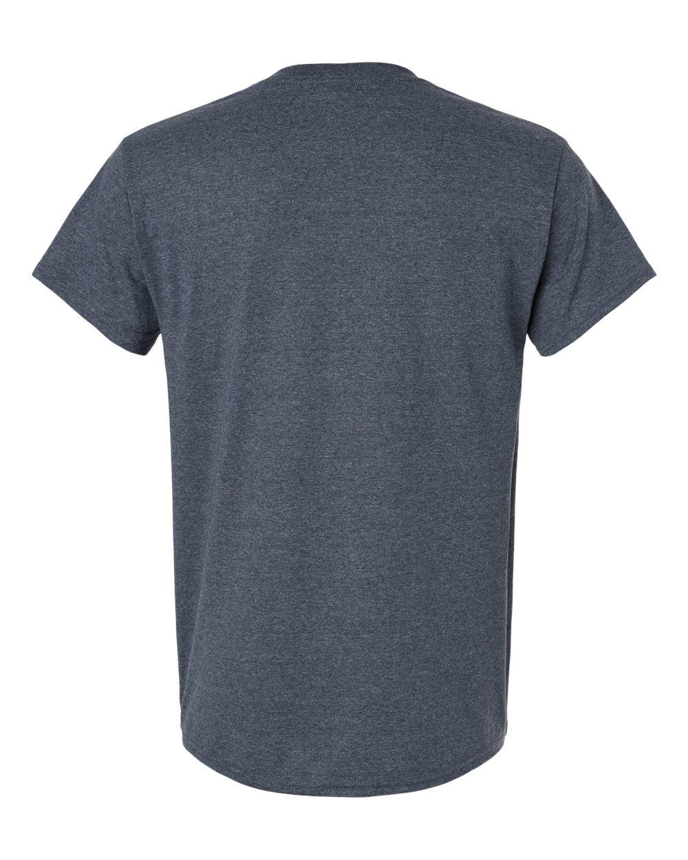 Front View of Heather Navy Ultra Cotton® T-Shirt - 2000