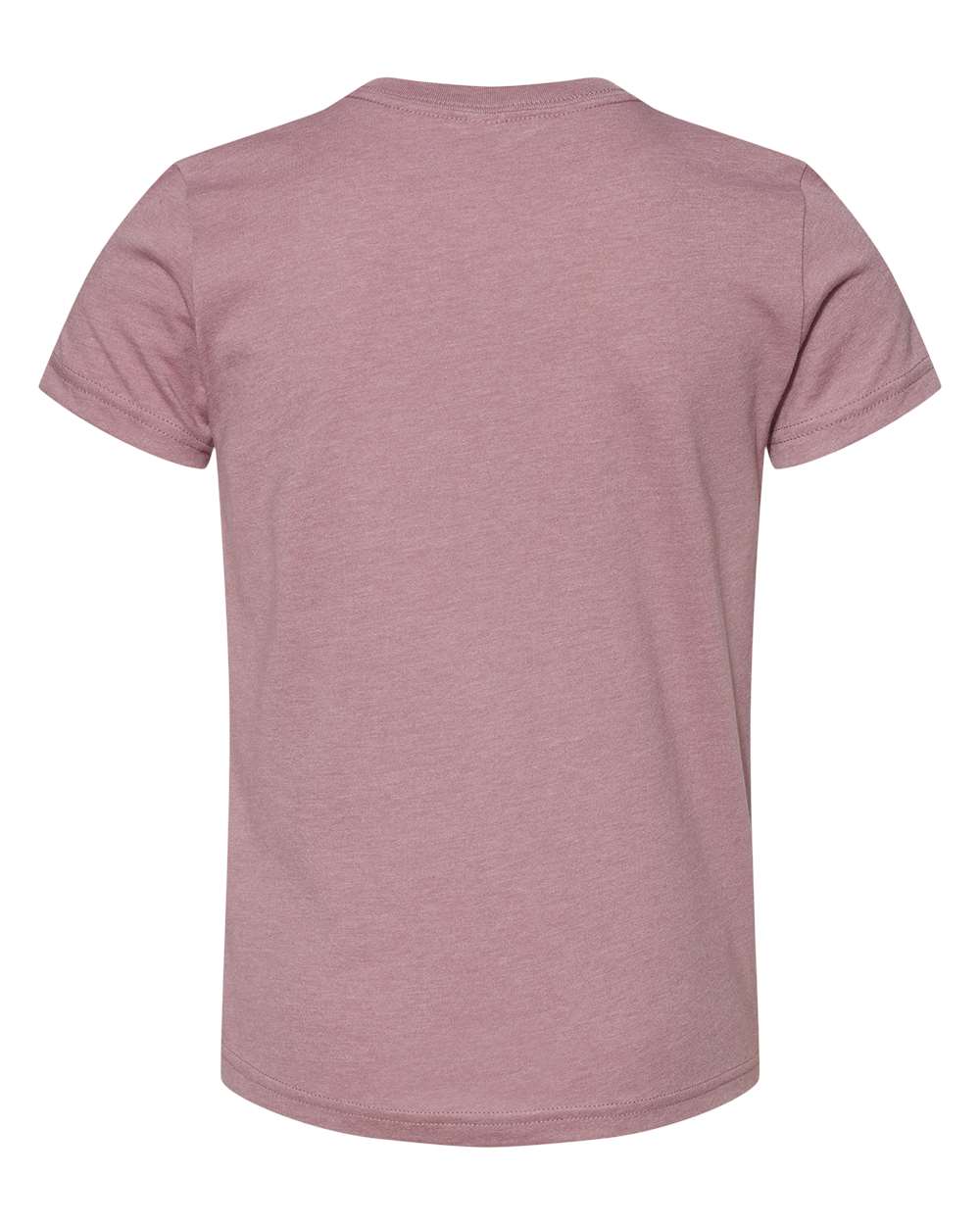 Front View of Heather Orchid Youth CVC Jersey Tee - 3001YCVC