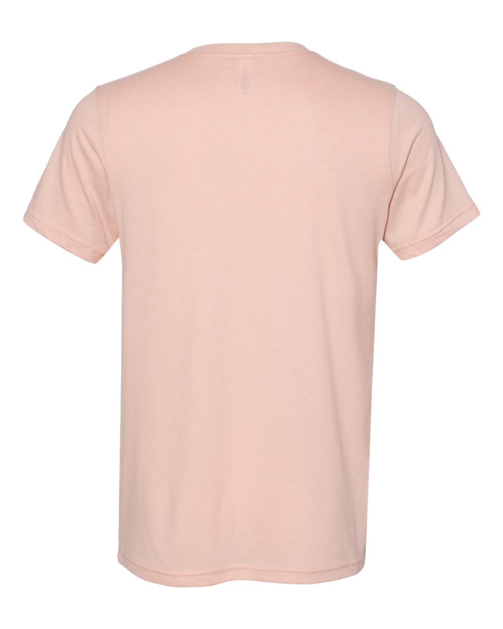 Front View of Heather Peach Sueded Tee - 3301