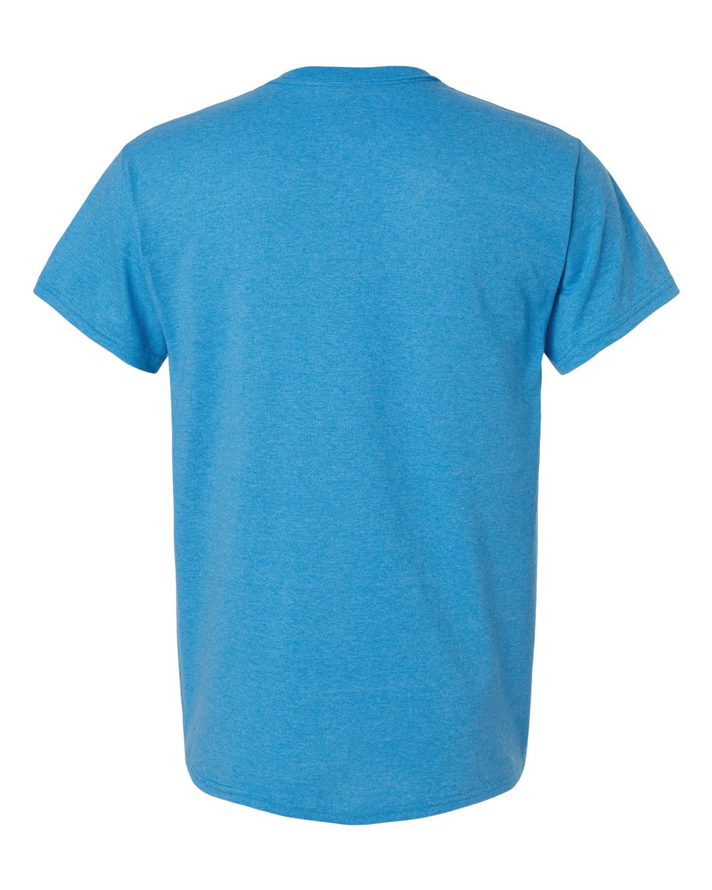 Front View of Heather Sapphire Ultra Cotton® T-Shirt - 2000