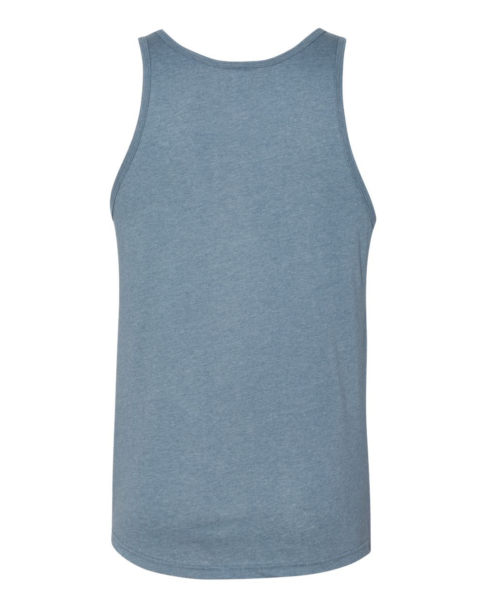 Front View of Heather Slate Heather CVC Tank - 3480CVC