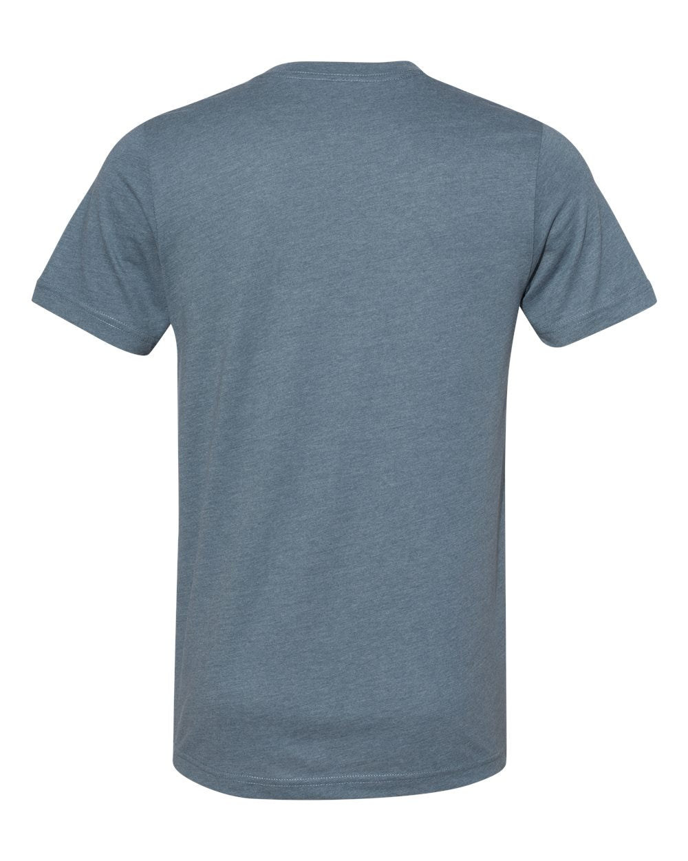 Front View of Heather Slate Sueded Tee - 3301