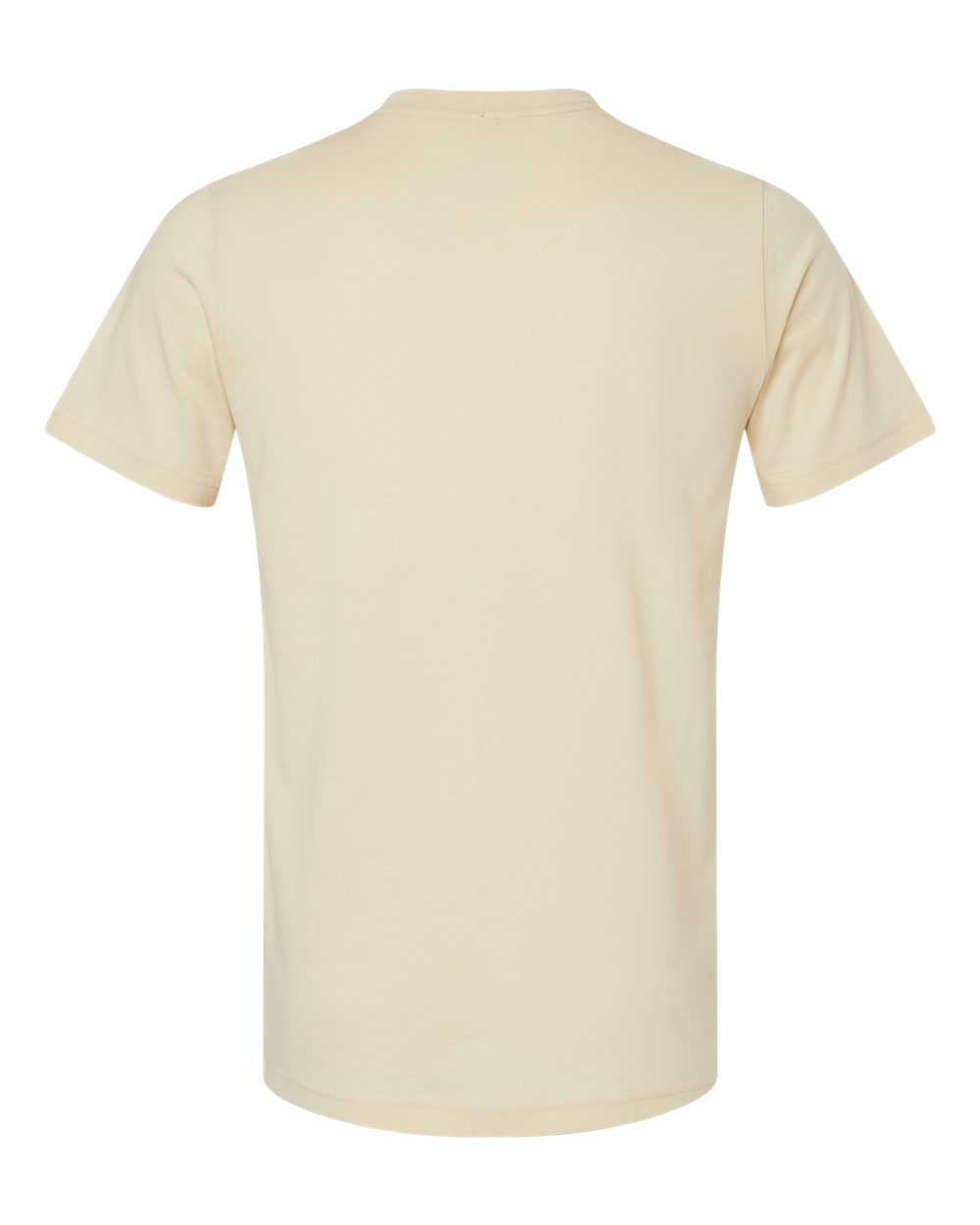 Front View of Heather Soft Cream CVC Jersey Tee - 3001CVC