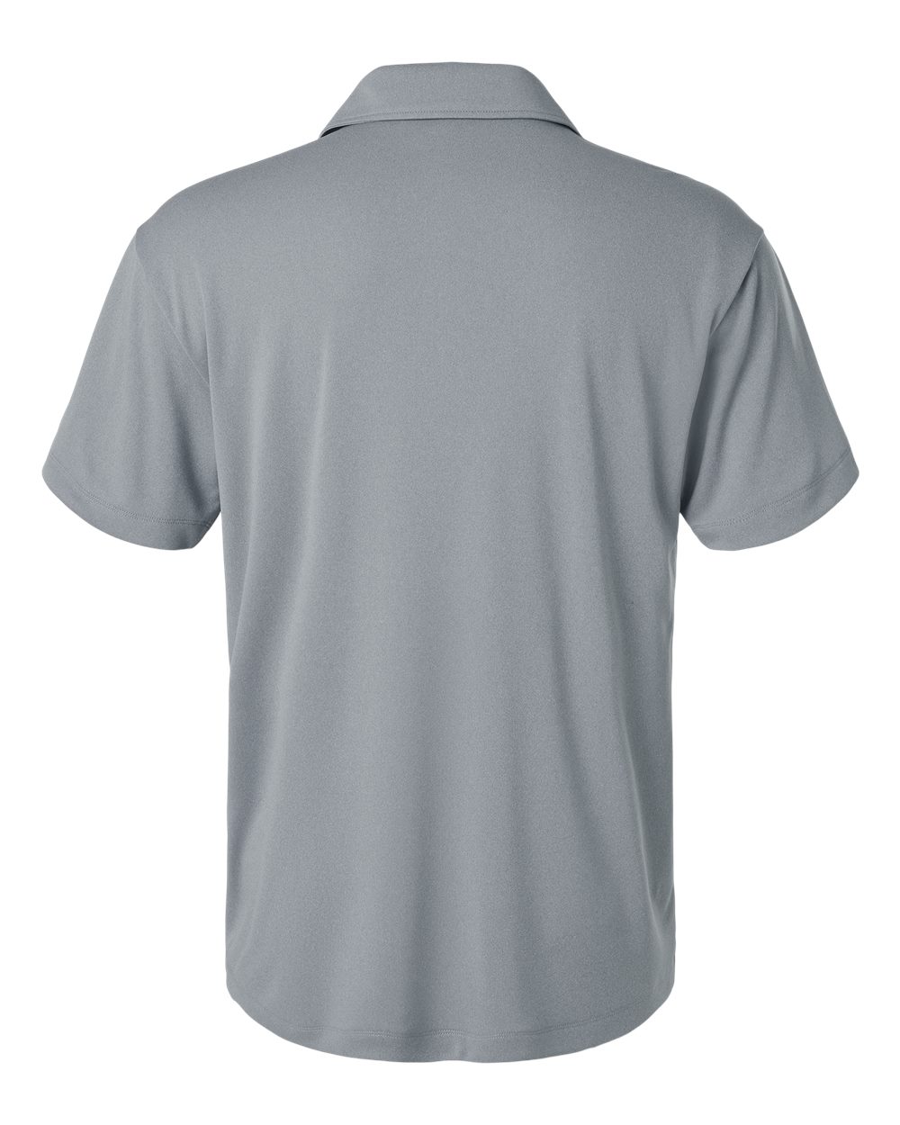 Front View of Heather Steel Pro-Lock Performance Polo - 41800