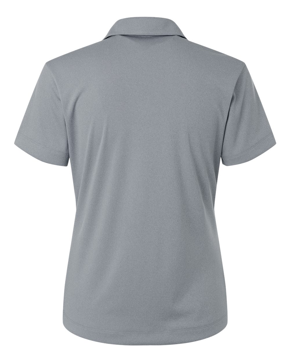 Front View of Heather Steel Pro-Lock Women's Performance Polo - 41800L