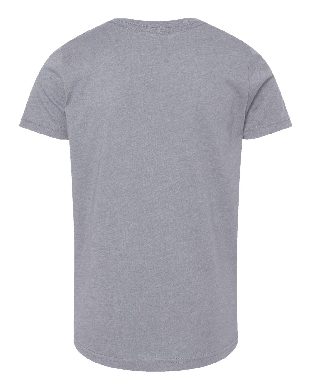 Front View of Heather Storm Youth CVC Jersey Tee - 3001YCVC