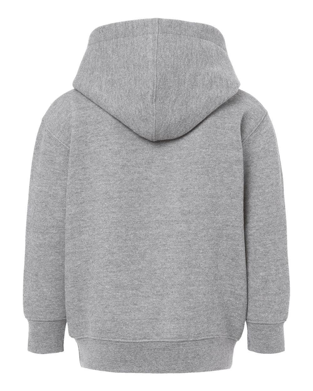 Front View of Heather Toddler Pullover Fleece Hoodie - 3326