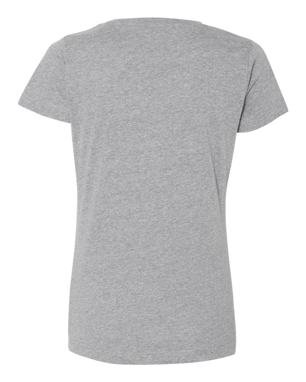 Front View of Heather Women's Fine Jersey Tee - 3516