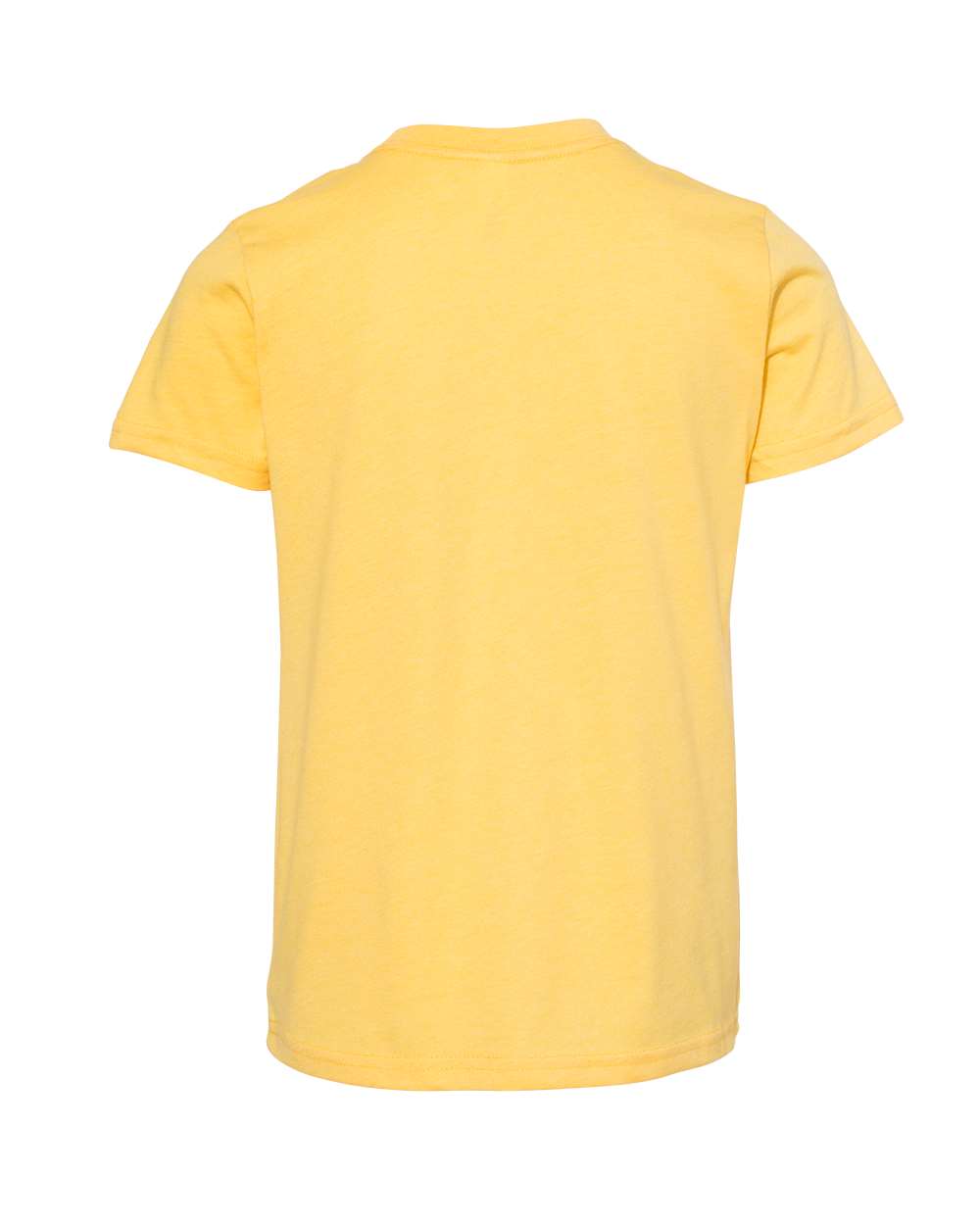 Front View of Heather Yellow Gold Youth CVC Jersey Tee - 3001YCVC