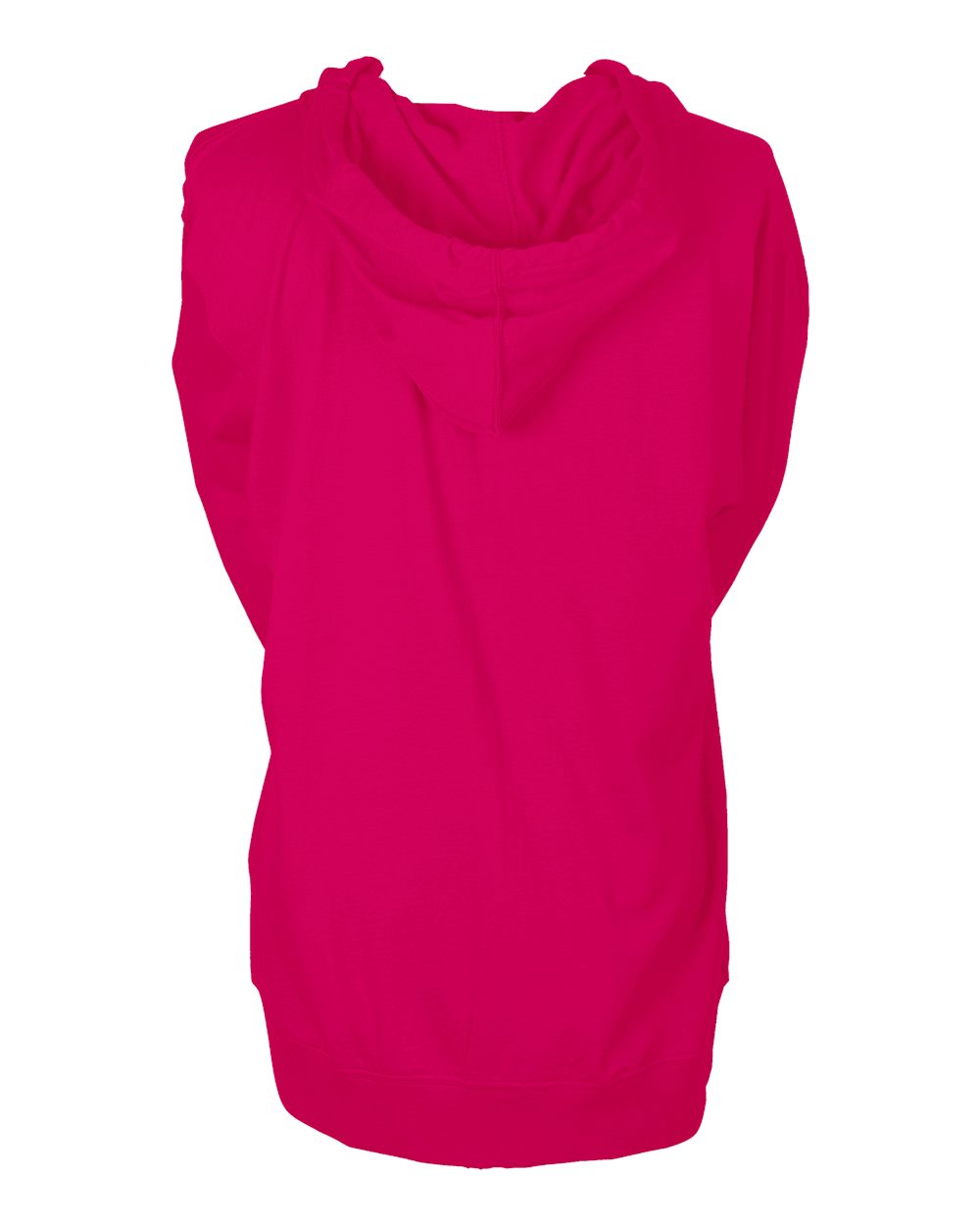 Front View of Heliconia Beach Full-Zip Hooded Long Sleeve T-Shirt - 260
