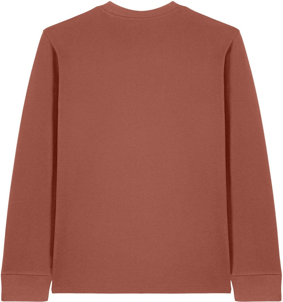 Front View of HeriBrown Stanley/Stella Unisex Creator 2.0 Long Sleeve Tee SXU022