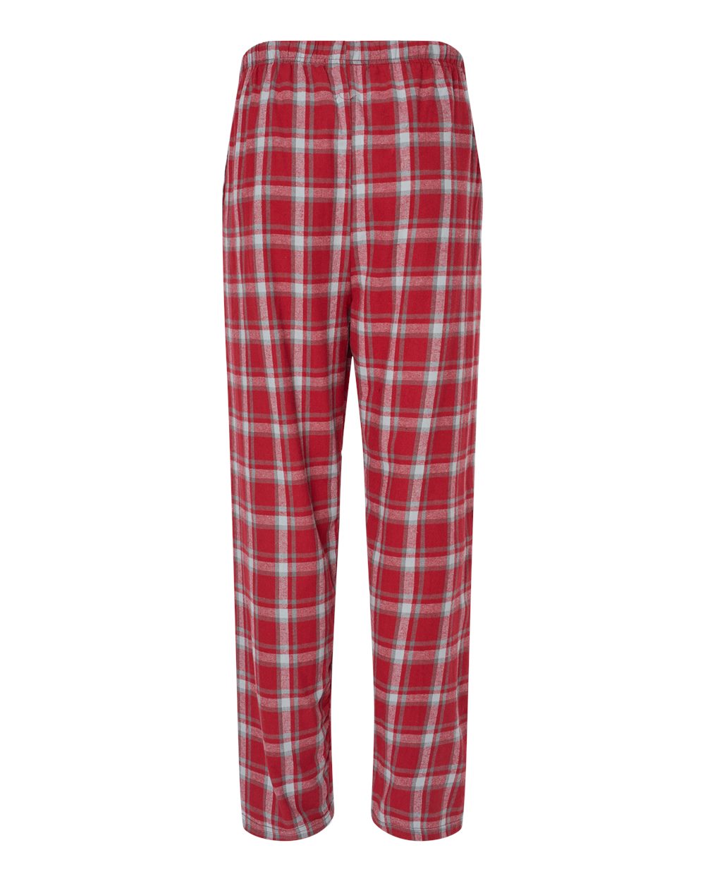 Front View of Heritage Garnet Plaid Harley Flannel Pants - BM6624