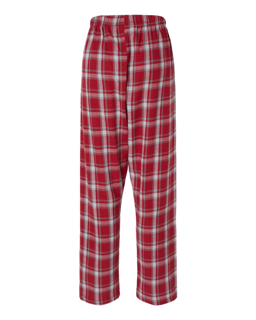 Front View of Heritage Garnet Plaid Women's Haley Flannel Pants - BW6620