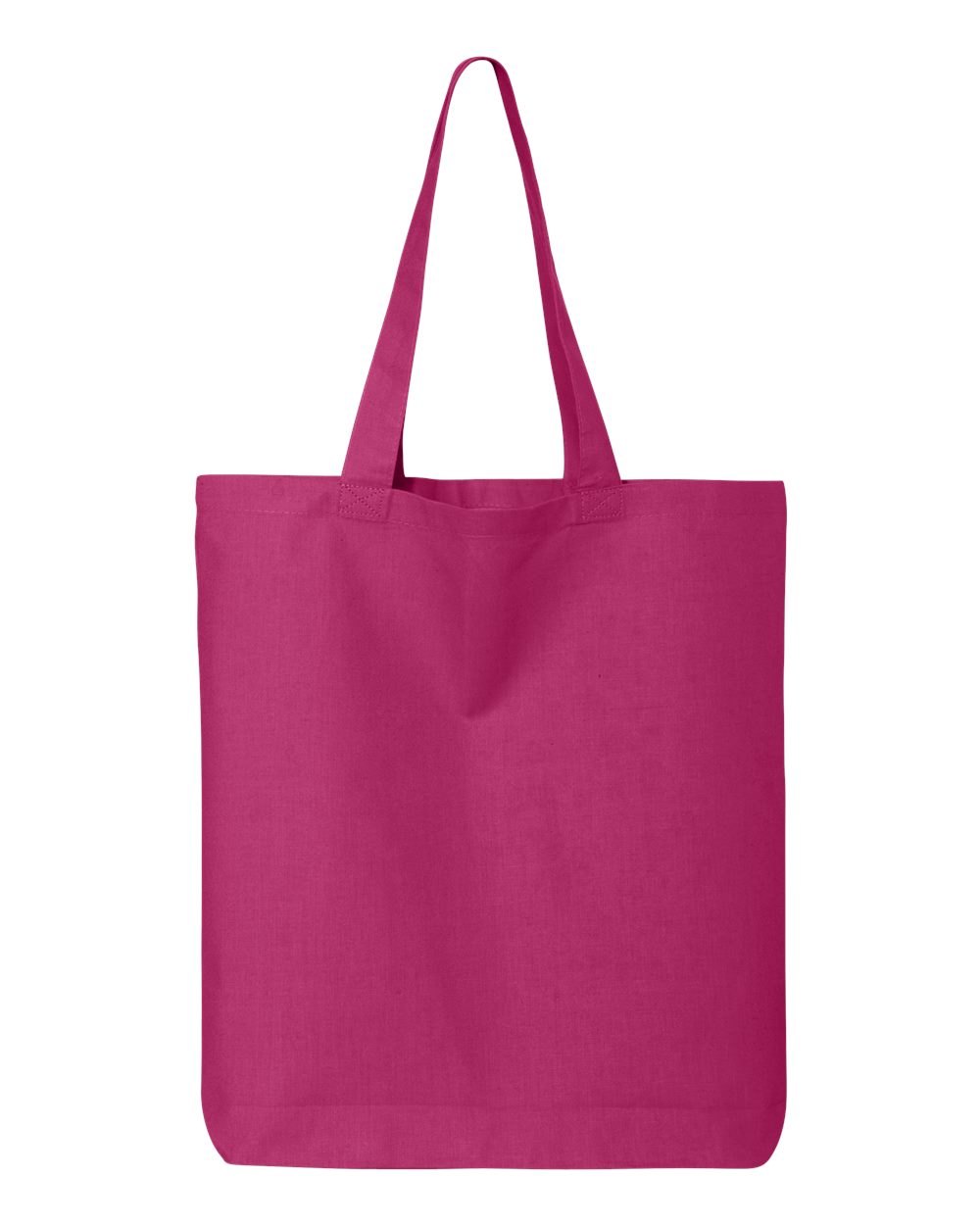 Front View of Hot Pink 12L Economical Tote - QTBG