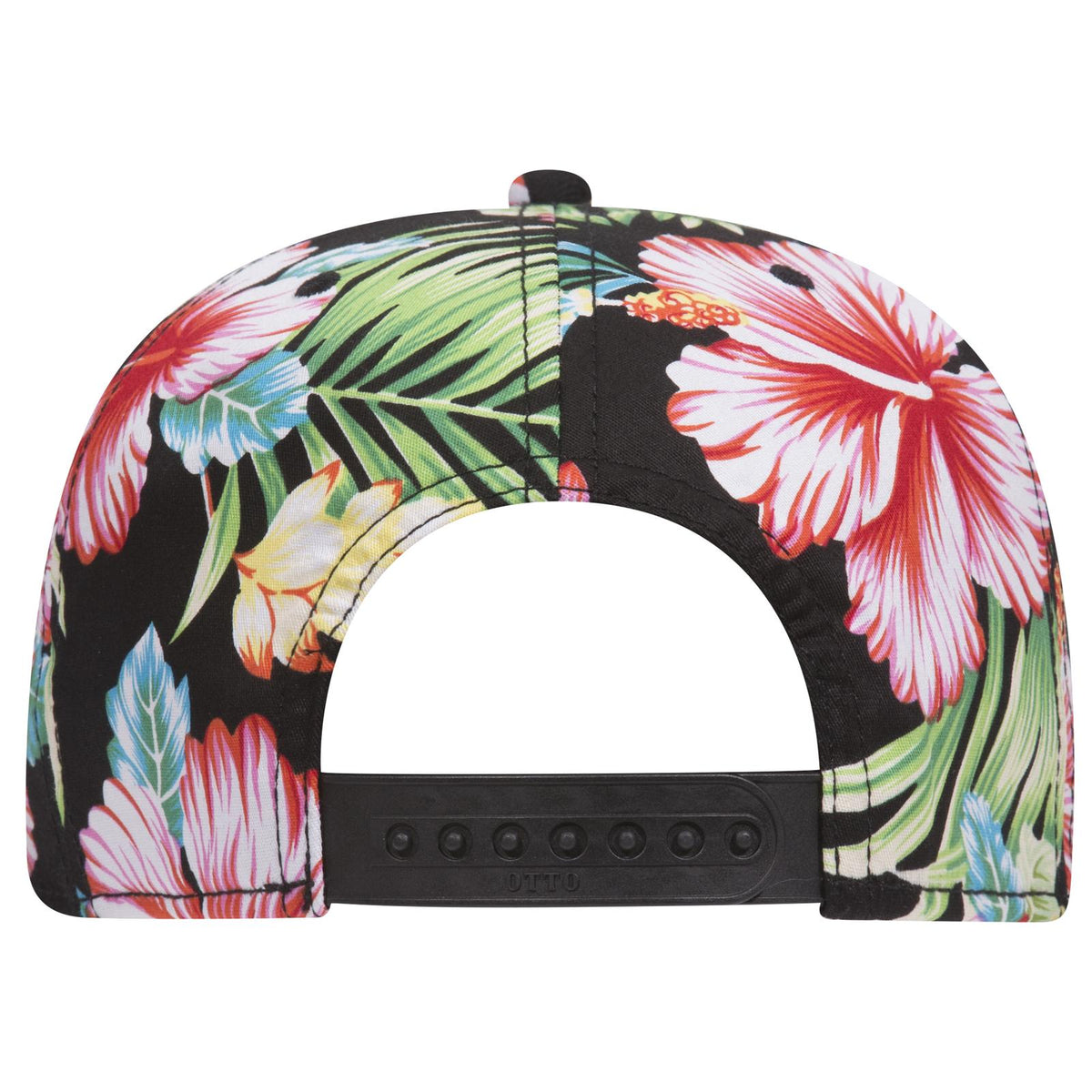 Rear View of HP001 - Design001 OTTO CAP "OTTO SNAP" 6 Panel Pro Style Snapback Hat