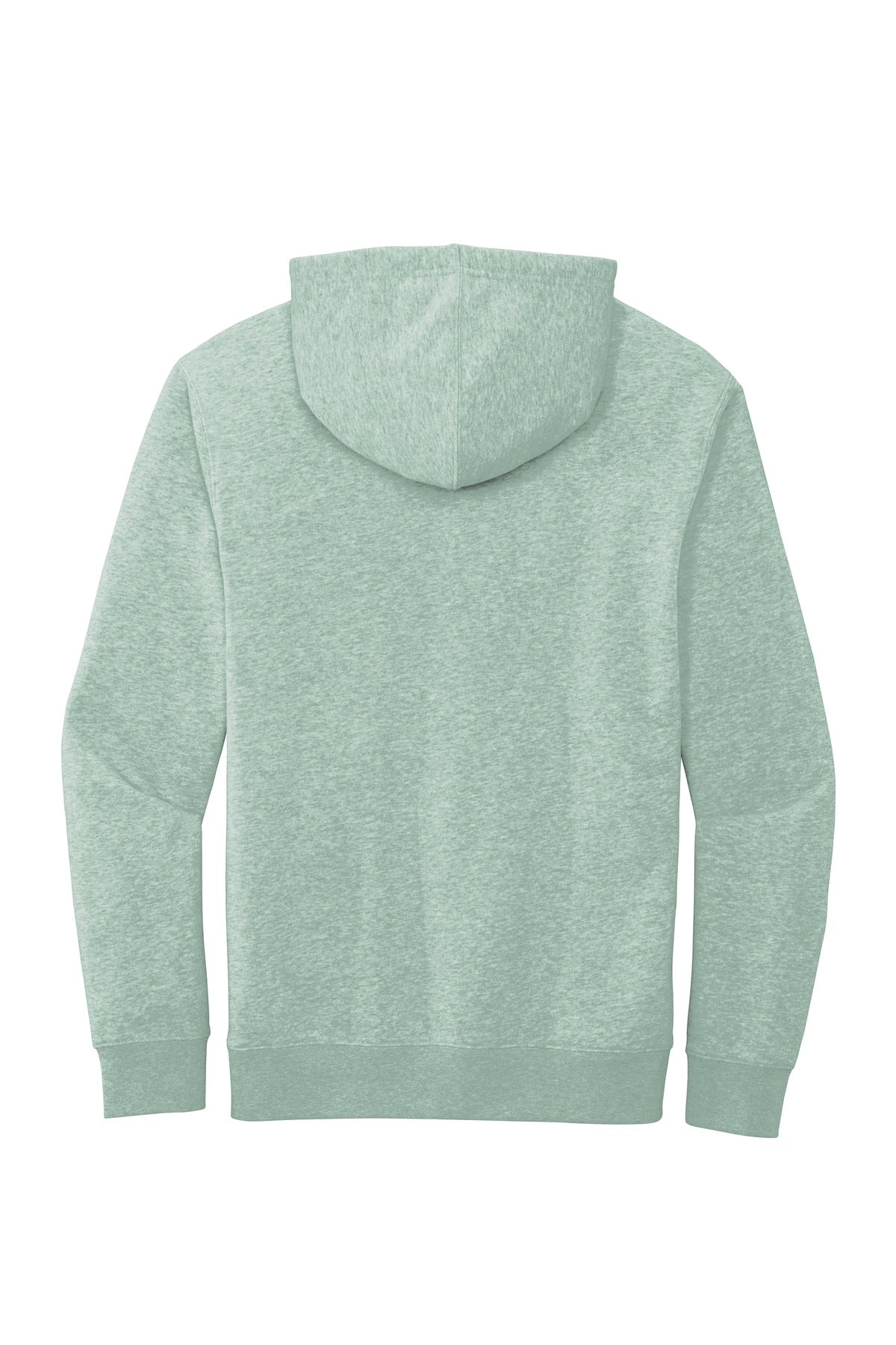 Front View of Ht Dusty Sage District V.I.T. Fleece Hoodie DT6100