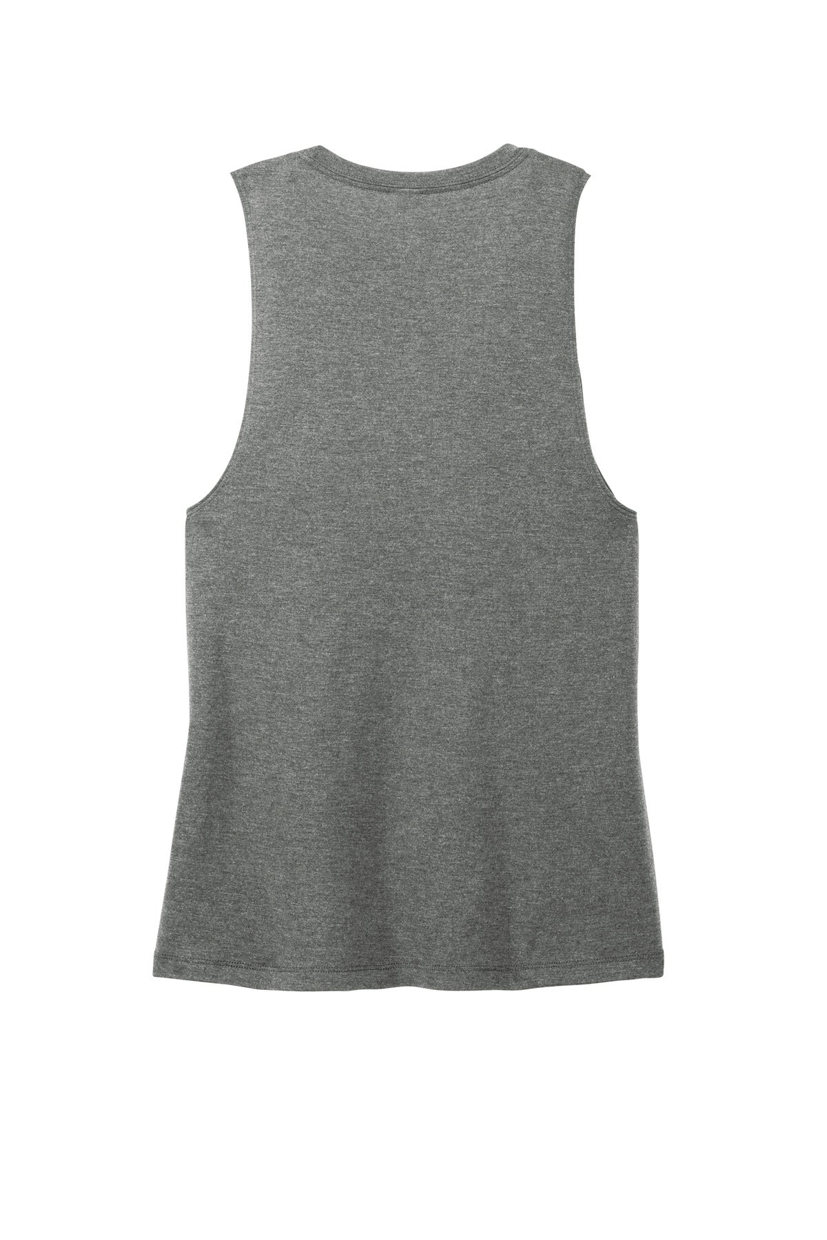 Rear View of HtdChar District Women's Perfect Tri Muscle Tank DT153